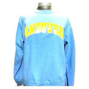 Phillips Academy Andover Carolina blue sweatshirt